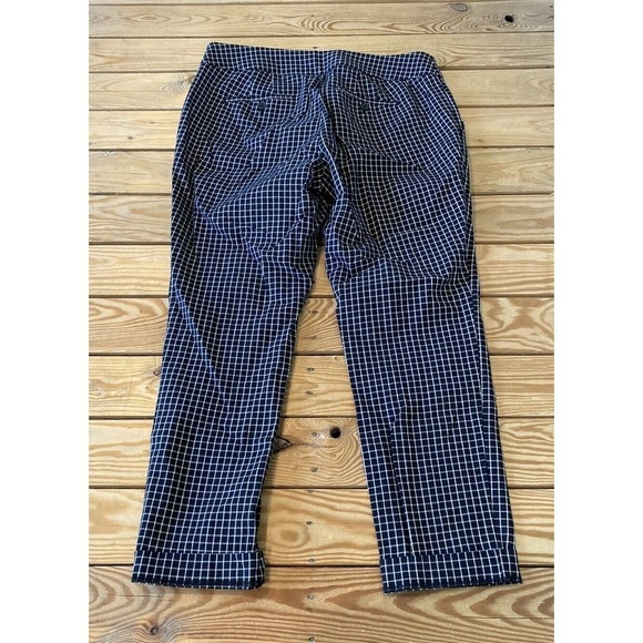 Loft Julie Check Dress Pants Size 10 Women’s Black - Picture 2 of 8